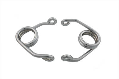 Chrome 4 inch Hair Pin Seat Spring Set - V-Twin Mfg.