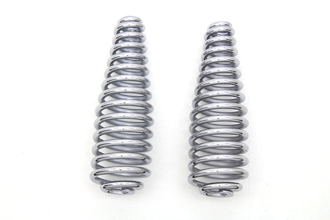 Chrome 6 inch Seat Spring Set - V-Twin Mfg.
