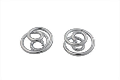 Chrome 1 inch Seat Spring Set - V-Twin Mfg.