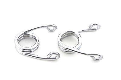 Chrome 3 inch Hair Seat Spring Set - V-Twin Mfg.