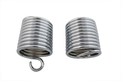 Auxiliary Seat Chrome Spring Set - V-Twin Mfg.