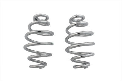 Chrome 4 inch Seat Spring Set - V-Twin Mfg.