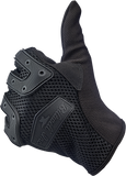 BILTWELL Anza Gloves - Black Out - Medium 1507-0101-003