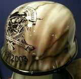 Harley Helmet Air Force Police Logo and American Flag