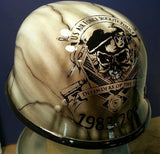 Harley Helmet Air Force Police Logo and American Flag