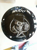 Harley Derby Cover Gentleman Skull Ace of Spades