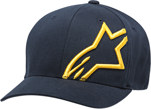 ALPINESTARS Corp Shift 2 Hat - Navy/Gold - Large/XL 1032810087059LX