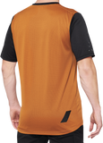 100% Ridecamp Jersey - Terracotta/Black - Large 40027-00017