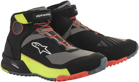 ALPINESTARS CR-X Drystar® Shoes - Black/Red/Yellow Fluorescent - US 10 2611820153810