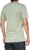 100% Pecten T-Shirt - Slate Green - Large 32144-486-12