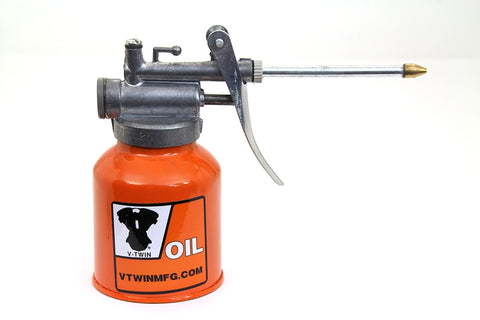 V-Twin Metal Squirt Oil Can - V-Twin Mfg.