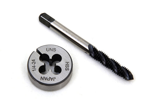 1/4 x 24 inch Tap and Die Tool Set - V-Twin Mfg.