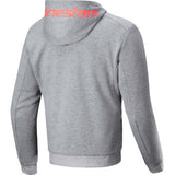 IN STOCK ALPINESTARS Chrome v2 Sport Hoodie - Heather Gray/Red Fluo - Medium 4200325-9199-M