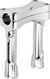 BILTWELL Risers - Murdock - Oversized - 6" - Chrome 6413-105-06