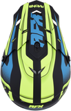 AFX FX-17 Helmet - Force - Matte Black/Green/Blue - 2XL 0110-5218