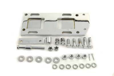 Transmission Mounting Plate Kit Chrome - V-Twin Mfg.