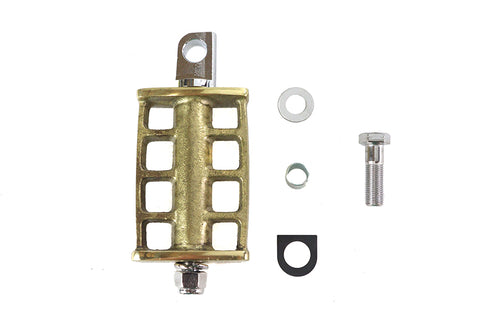 Skeleton Kick Starter Pedal Brass - V-Twin Mfg.