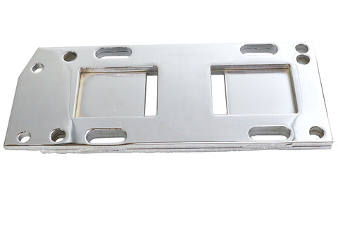 Transmission Mount Plate Chrome - V-Twin Mfg.