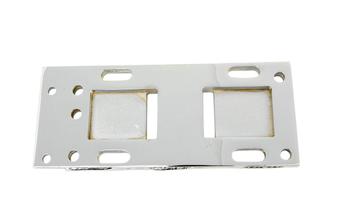 Chrome Transmission Mounting Plate - V-Twin Mfg.