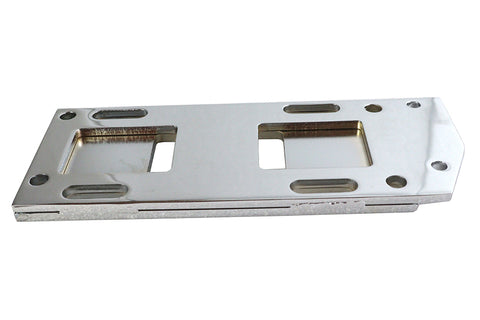 Chrome Transmission Mounting Plate - V-Twin Mfg.