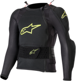 ALPINESTARS Youth Bionic Plus Protection Jacket - Black/Fluo Yellow - Small/Medium 6545620-155-S/M