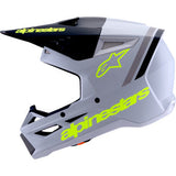ALPINESTARS SM3 Helmet - Radium - Matte Gray/Black/Yellow Fluo - 2XL 8300826-9510-XXL