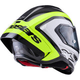 ALPINESTARS  Supertech R10 Helmet - 22.06 - Arius - Gloss Black/Silver/Yellow Fluo - Small  8203926-1699-S