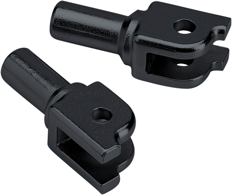 BILTWELL Footpeg Mount - Black - Softail 0107-1640-01