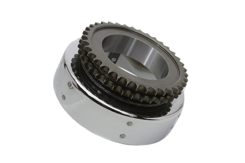 Chrome Kick Start Clutch Drum - V-Twin Mfg.