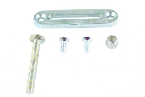 Chain Tensioner Anchor Plate and Carriage Bolt - V-Twin Mfg.