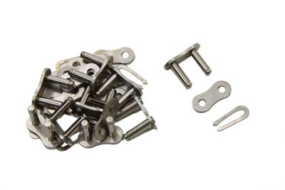 Master Chain Links Self Lube Nickel - V-Twin Mfg.