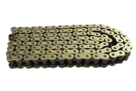 120 x 530 O-Ring Gold Plated Chain - V-Twin Mfg.