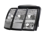 1999-2004 Ford Mustang V6 Gt New Edge Clear Euro Style Tail Light Made By Depo