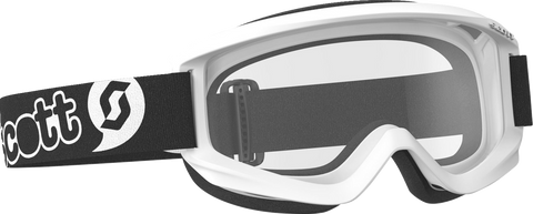 SCOTT Youth Agent Goggles - White - Clear 272839-0002043