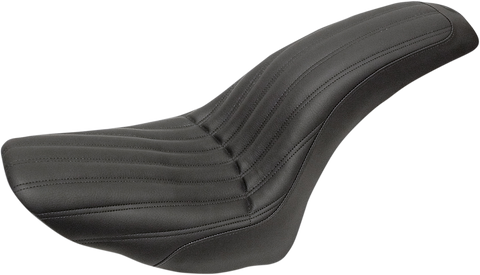 SADDLEMEN Knuckle 2-Up Seat - Ribbed - Black 806-23-047K