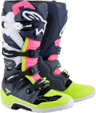ALPINESTARS Tech 7 Boots - Black/Pink/White/Yellow - US 8 2012014-9076-8