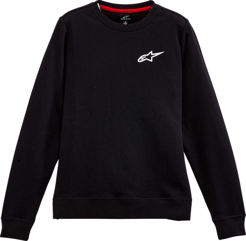 ALPINESTARS Women's Ageless Crew Fleece - Black - Small 12325182010S