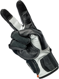 BILTWELL Borrego Gloves - Black/Cement - Medium 1506-0104-303