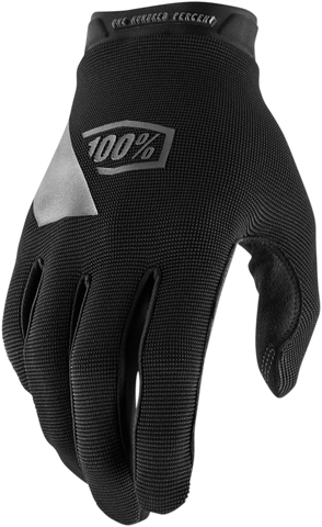 100% Youth Ridecamp Gloves - Black - Small 10012-00000