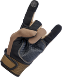 BILTWELL Baja Gloves - Chocolate - Medium 1508-0201-303