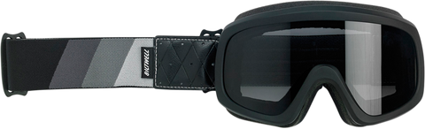 BILTWELL Overland 2.0 Goggles - Tri-Stripe - Black/Silver/Gray 2111-5102-002
