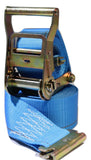 2 in x 20 Ft Van Ratchet Strap Logistic E-Track w/ Spring E | 4 PACK