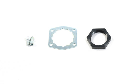Front Belt Drive Lock Plate and Nut Kit - V-Twin Mfg.