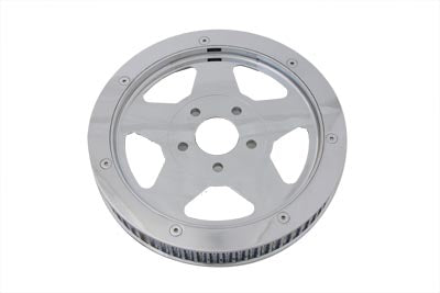 Rear Drive Pulley 65 Tooth Chrome - V-Twin Mfg.