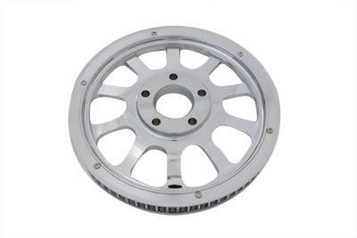 Rear Pulley 66 Tooth Chrome - V-Twin Mfg.