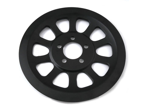 Outer Pulley Cover 66 Tooth Black - V-Twin Mfg.