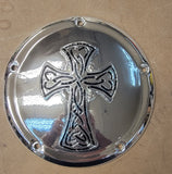 Chrome Celtic cross Derby  Cover