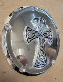 Chrome Celtic cross Derby  Cover