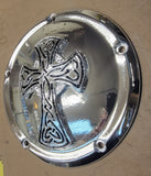 Chrome Celtic cross Derby  Cover