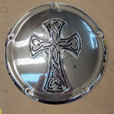 Chrome Celtic cross Derby  Cover